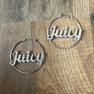 Juicy Couture hoops
